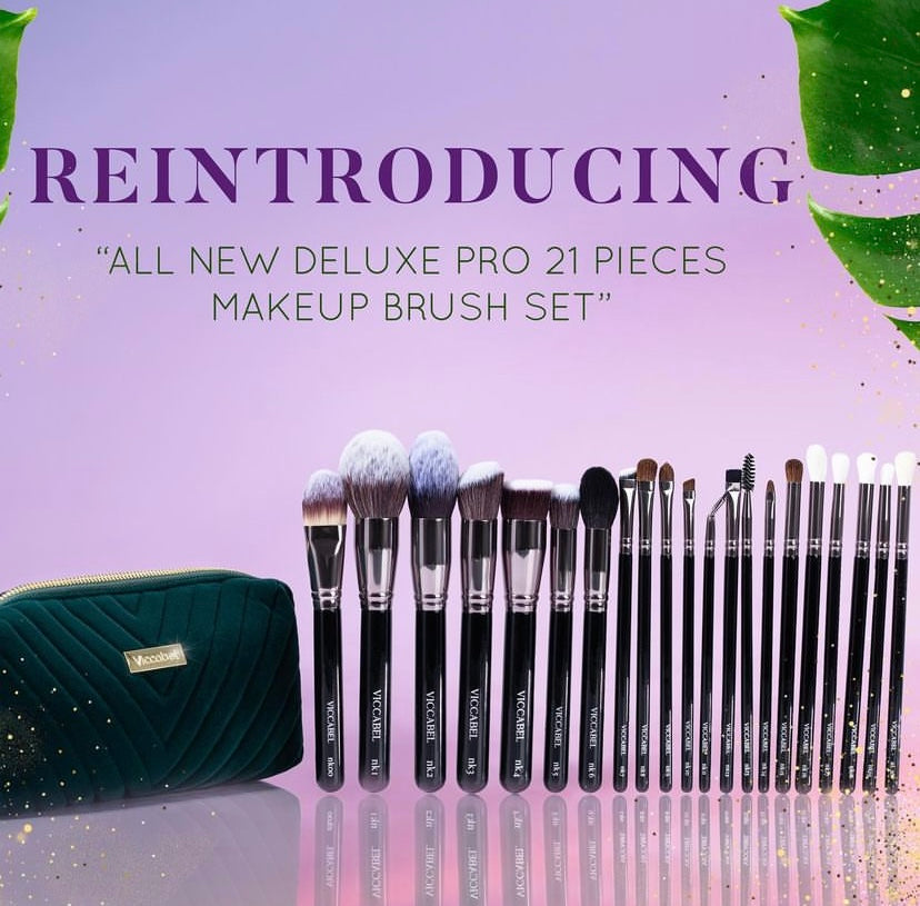 Viccabel 21piece Deluxe Pro Brush Set