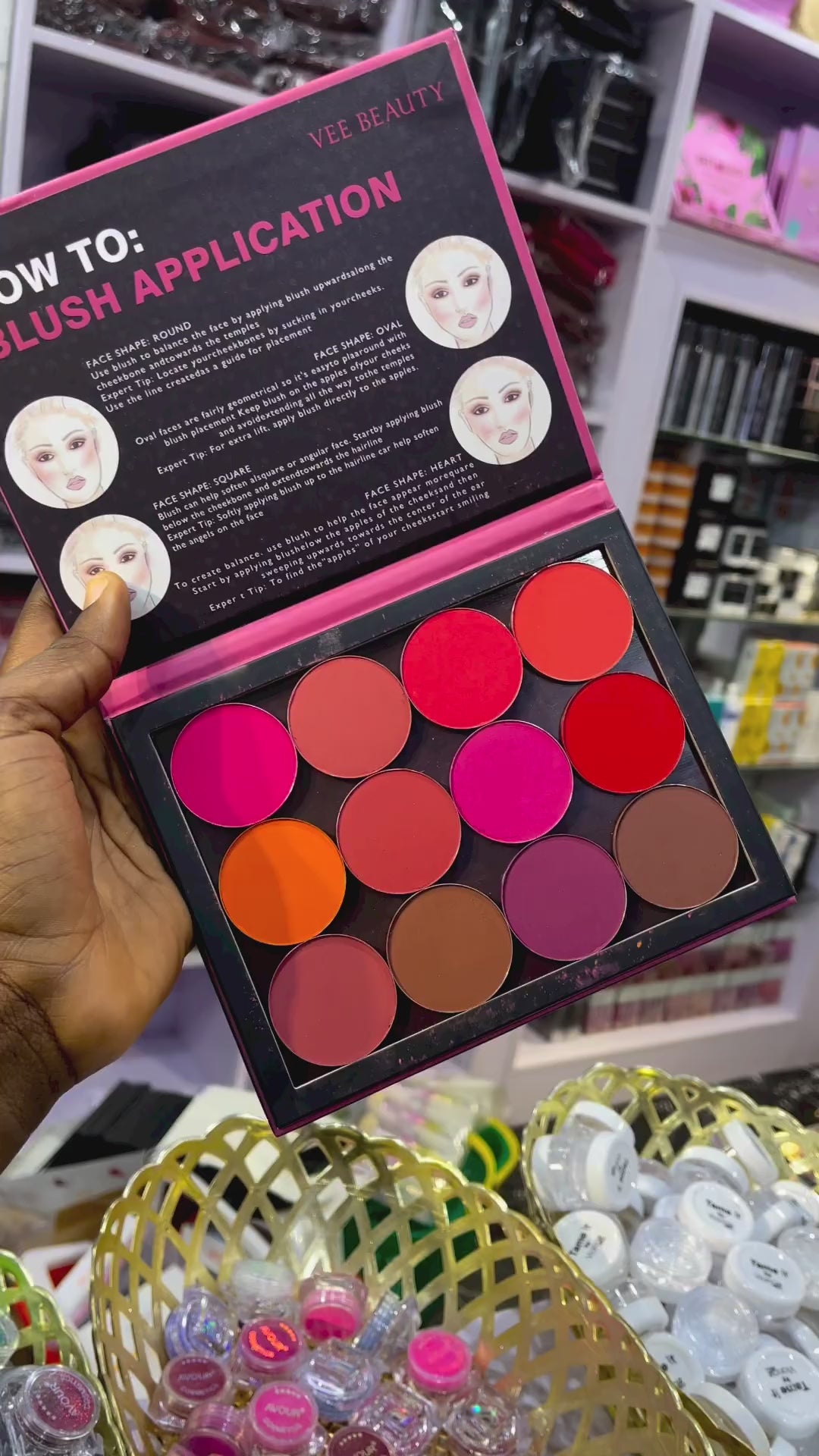 Vee Beauty Girls Night Out Blush Palette